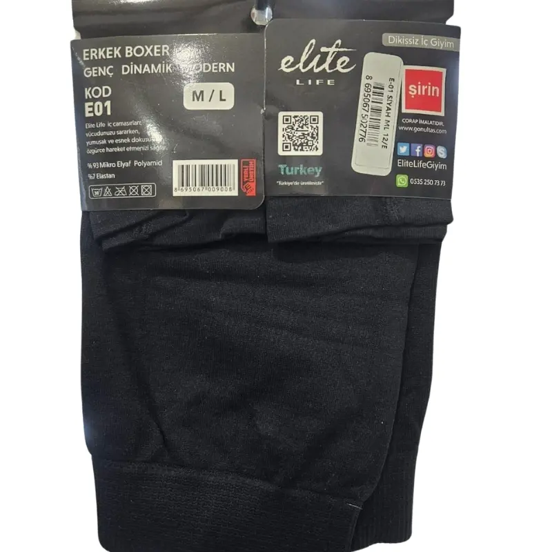 Elite Life Dikişsiz Boxer