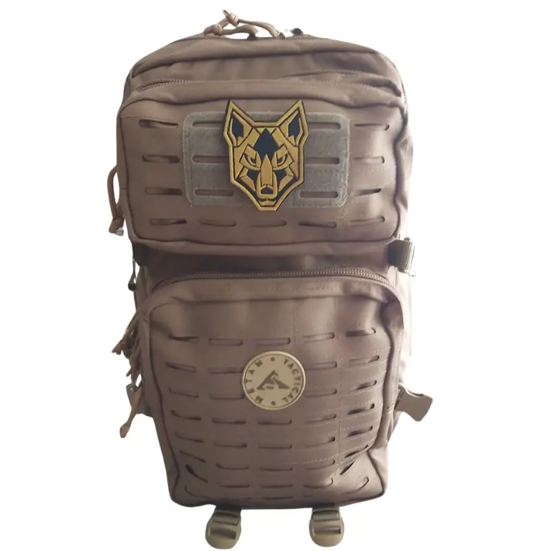 METAM Lazer Kesim 45 Litre Çöl Rengi Bej Sırt Çantası, Taktik Çanta