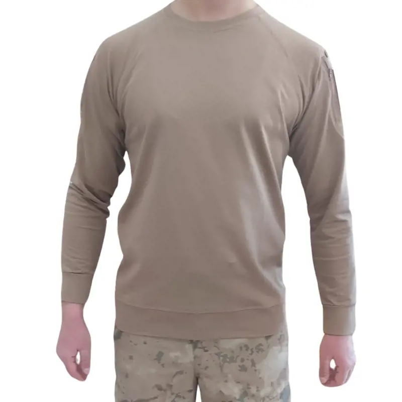 Metam Uzun Kollu Bej (Çöl) Renk Taktikal T- shirt