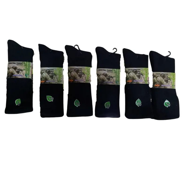 12'li Bambu Dört Mevsim Asker Çorabı 