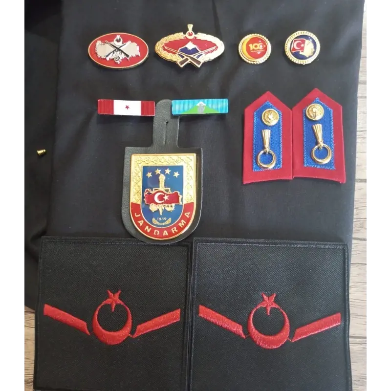 Jandarma Harici Seti Jandarma Harici Rütbesi Jandarma Harici Malzemeleri Harici Broveler Harici Rozetler