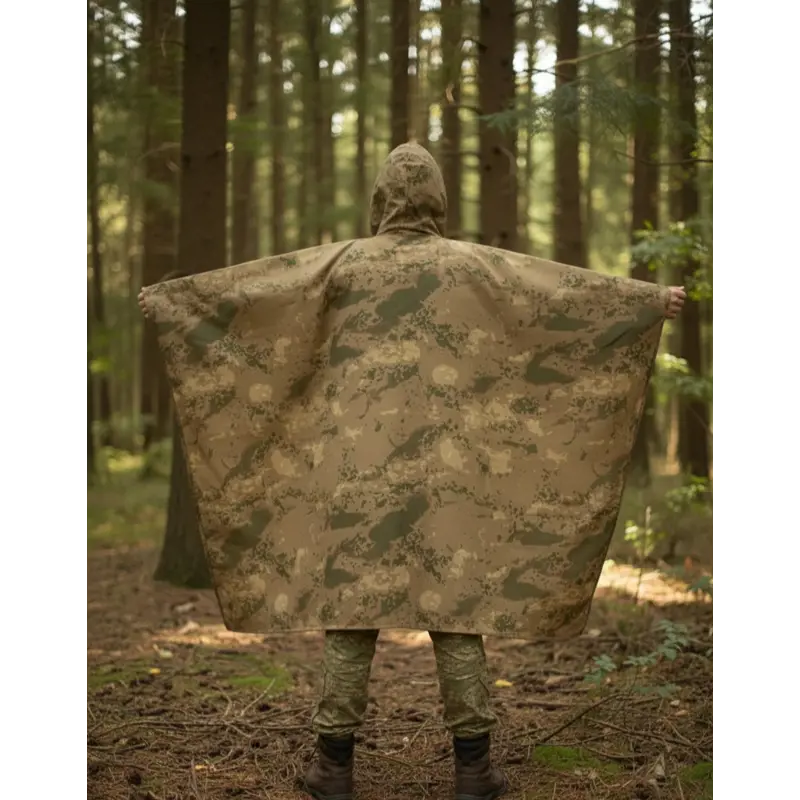 Su İtici Panço Askeri Panço kamuflaj Desenli Panço 