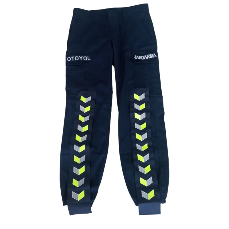 Otoyol Jandarma Reflektörlü Şerit Paça Cep Yazıları Şerit Reflektörlü Yazı 