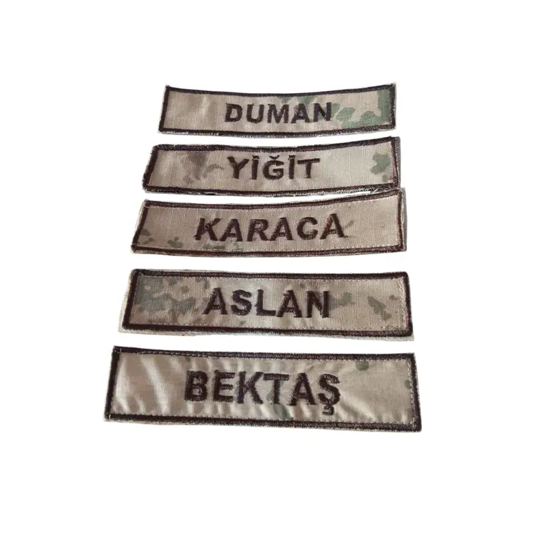 Jandarma Kamuflaj İsimlik