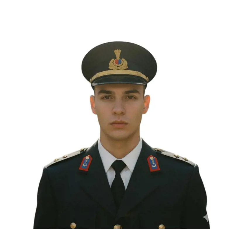 Jandarma Haricî Tören Üst Subay Subay Astsubay Uzman Haricî Tören Kepi