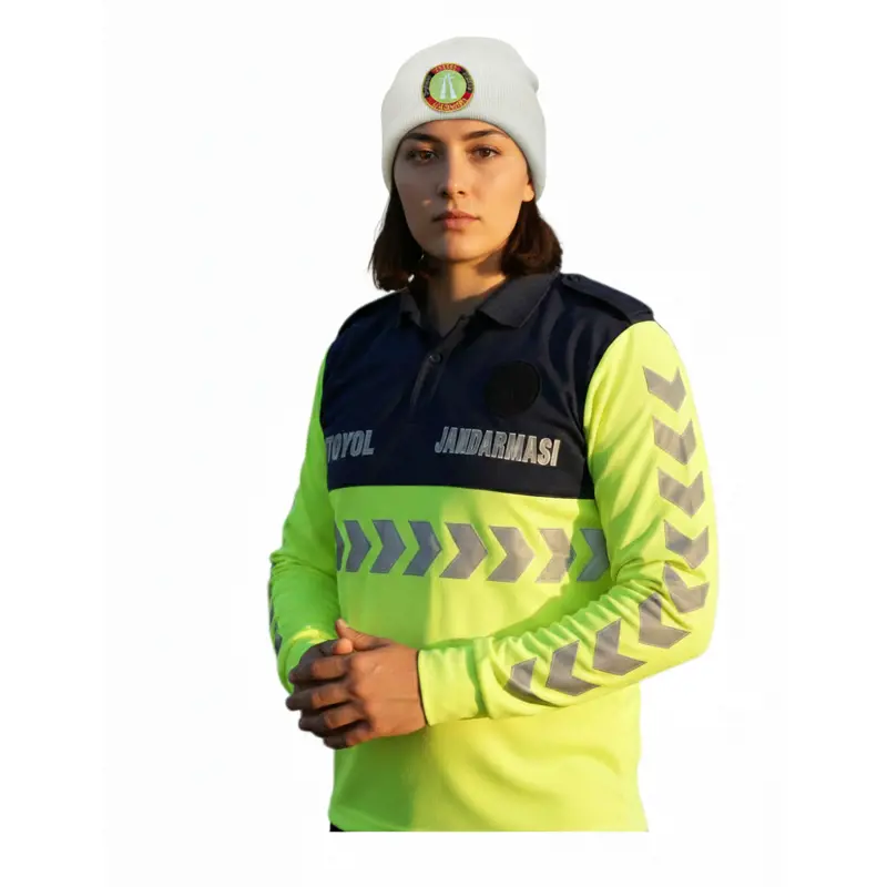 Jandarma Otoyol Beresi ,Kışlık Beyaz Bere Armalı 