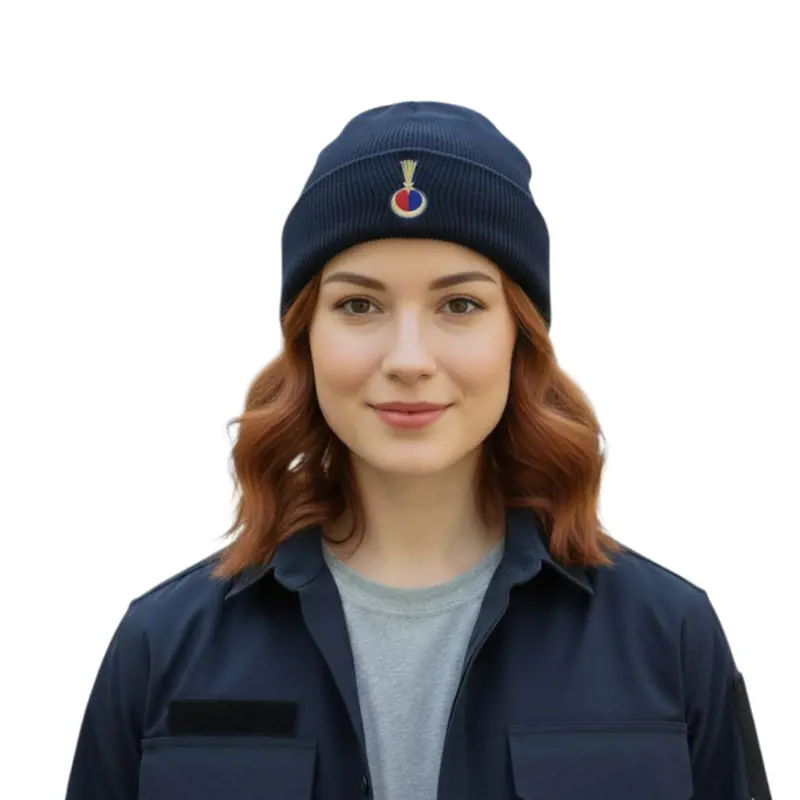 Jandarma Armalı Lacivert Kışlık Bere Korkartlı Armalı Bere 