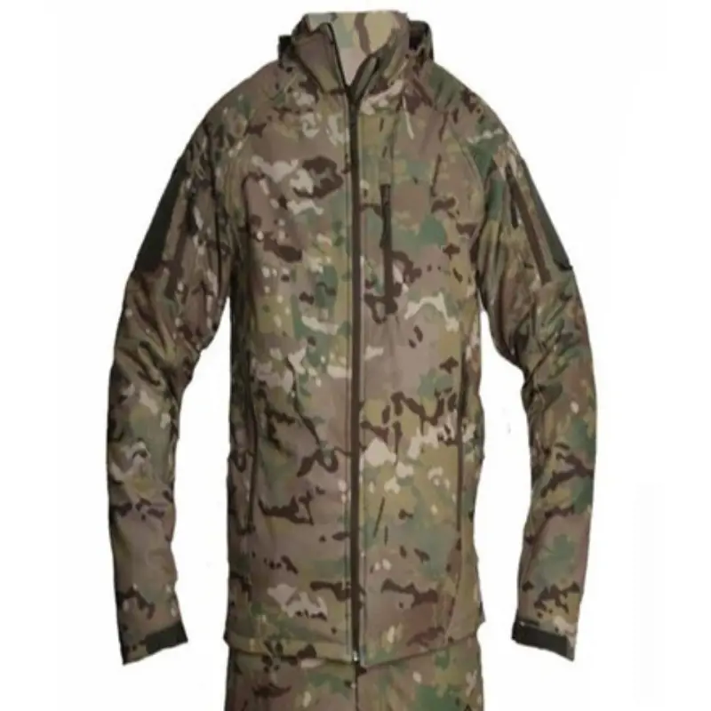 İçi Polarlı Kamuflaj Softshell Kamuflaj Avcı Montu