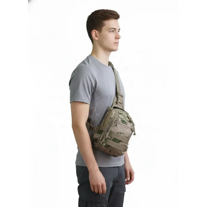 Black Grips Kamuflaj Taktik Omuz Çantası