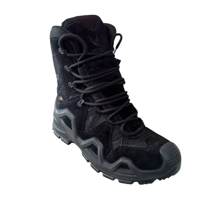 Vogel Siyah Nubuk Deri Bot