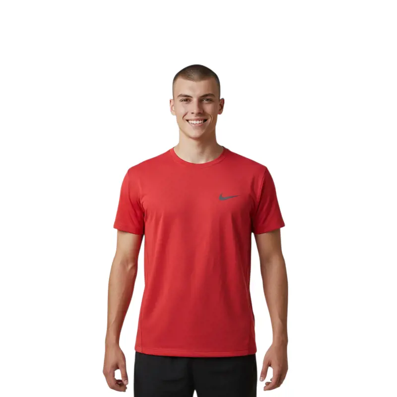 Kırmızı Spor Tişörtü  Spor Kıyafeti 