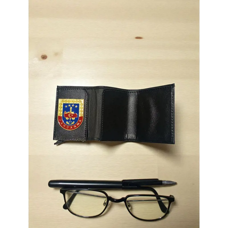 Mekanizmalı Jandarma Armalı Cüzdan 