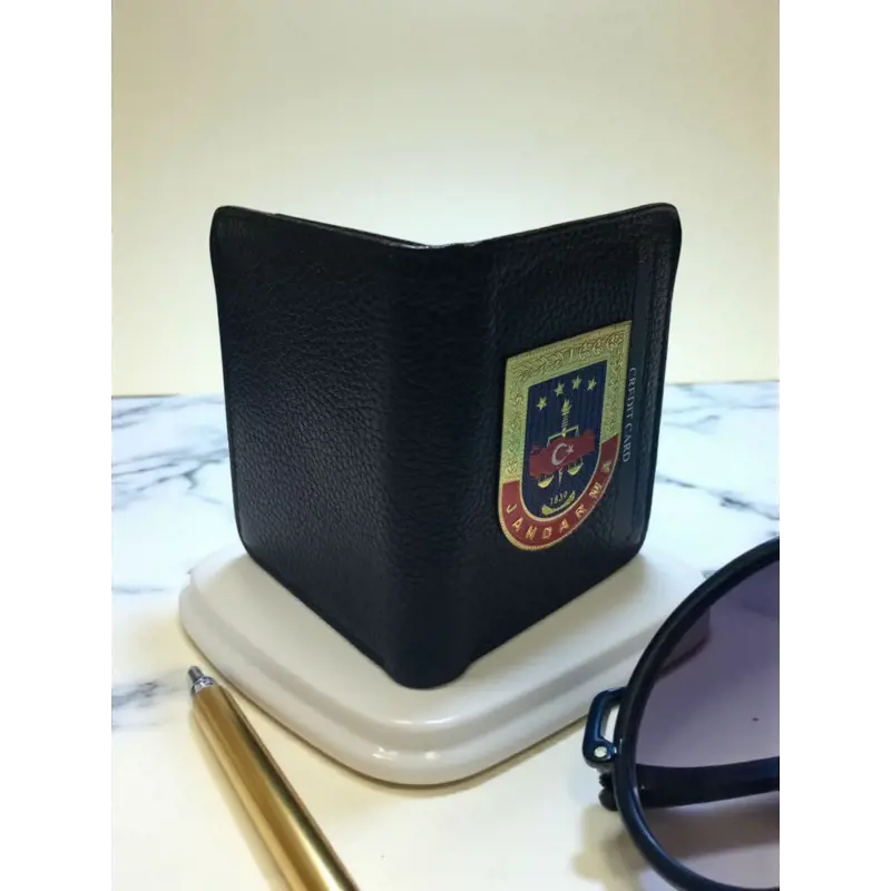 Jandarma Armalı Cüzdan Cengiz pakel orijinal Deri 