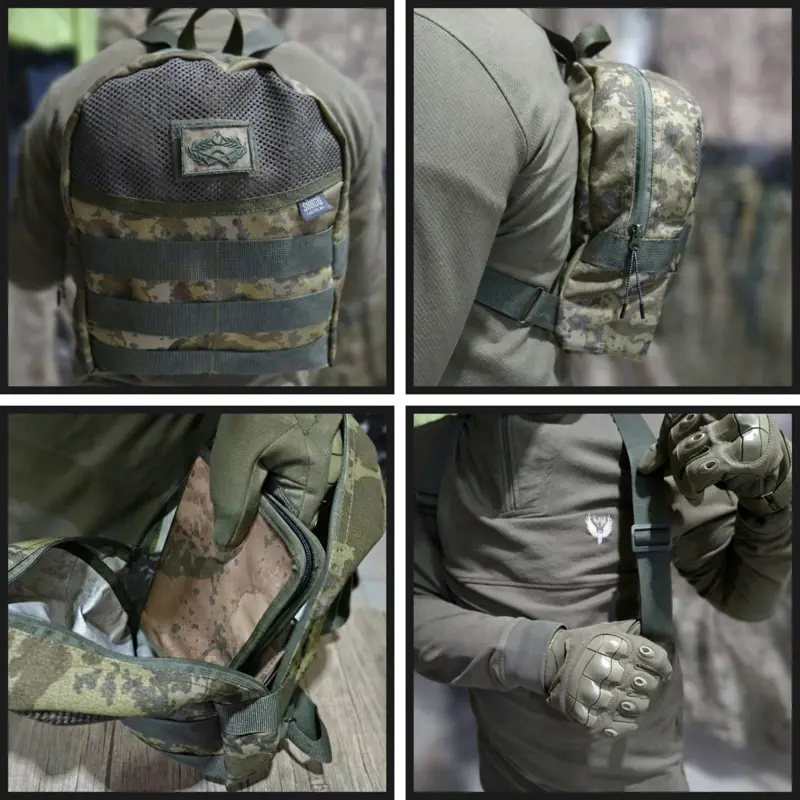 Kara kuvvetleri kaplumbağa çanta, Haki Kaplumbağa Çanta 