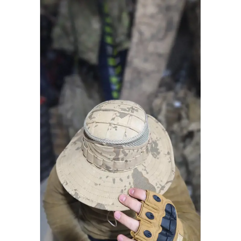 Jandarma kamuflaj fötr şapka, jandarma çöl kamuflaj fötr kep