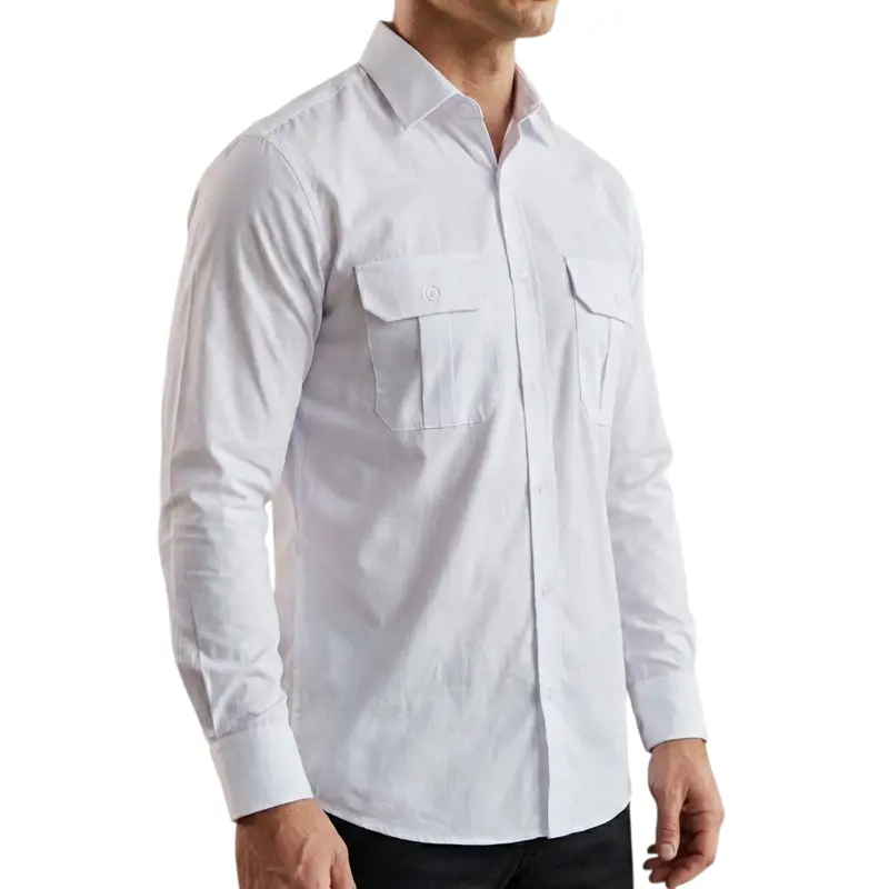 Jandarma Haricî Gömlek Düğmeli Tören Gömlek 