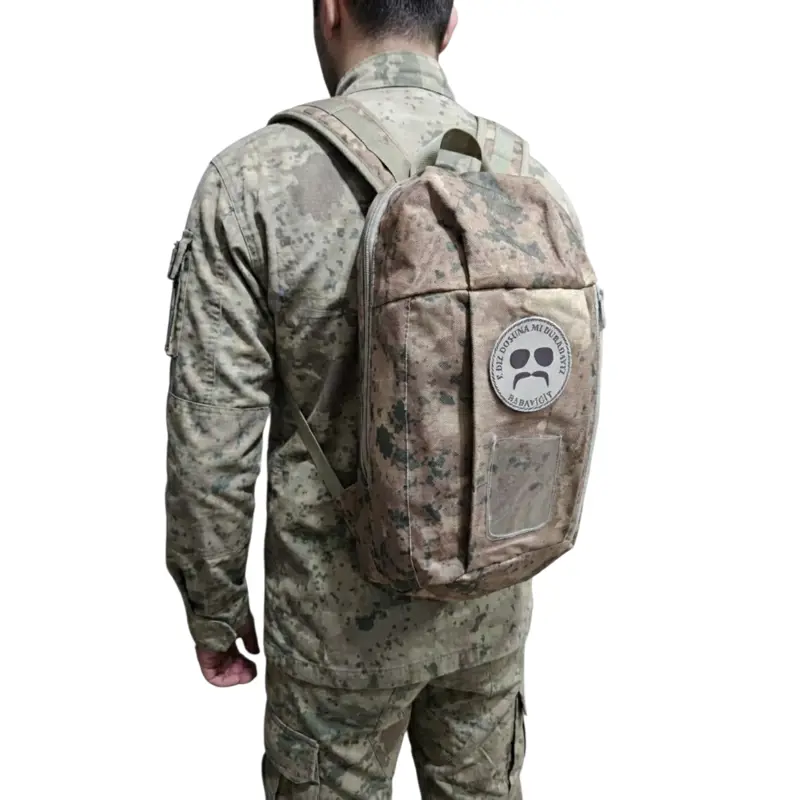 Jandarma taktik sırt çantası Kaplumbağa çanta Çöl kamuflaj çanta 