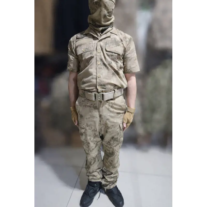 Jandarma kamuflaj kısa kollu yazlık gömlek, jandarma yazlık gömlek 